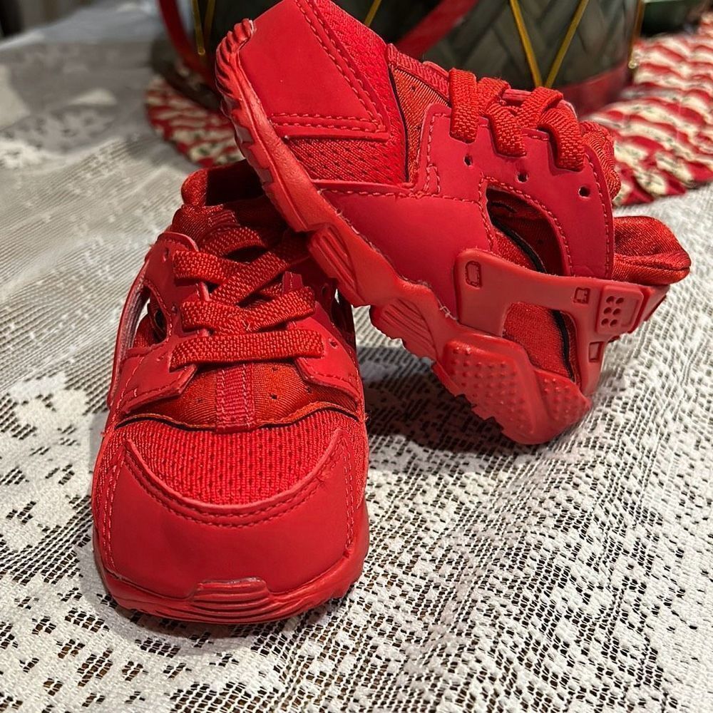 Nike Hyarache Run 4 C Red Nike Sneakers Kids 4